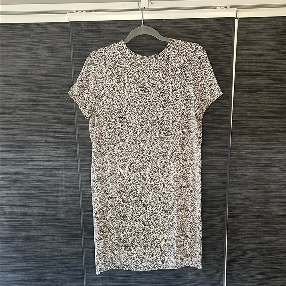 Jenni Kayne Leopard Print Short Sleeve Dress